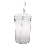 Iced Coffee Bubble Glass With Lid