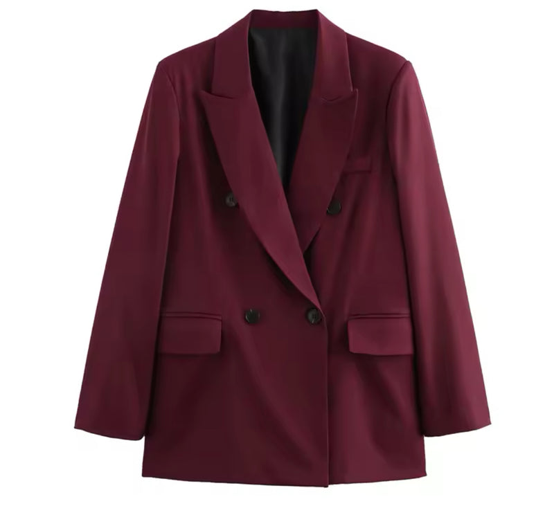 Burgundy Blazer