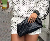 Polka Dot Shorts White and Black