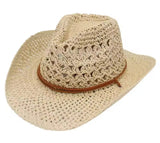 Vintage Cowboy Beach Hat Straw