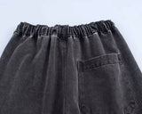 Denim Drawstring Trousers