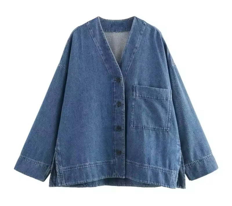 Denim Oversized Shirt