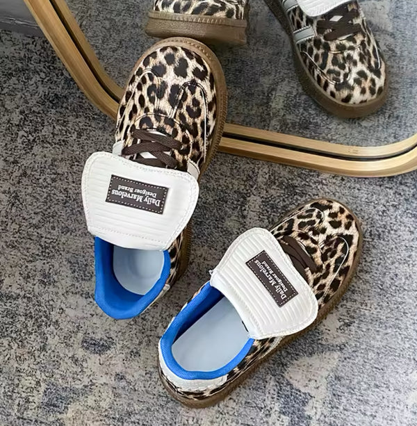 Leopard Print Trainers