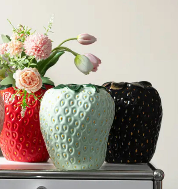 Medium-sized strawberry vase