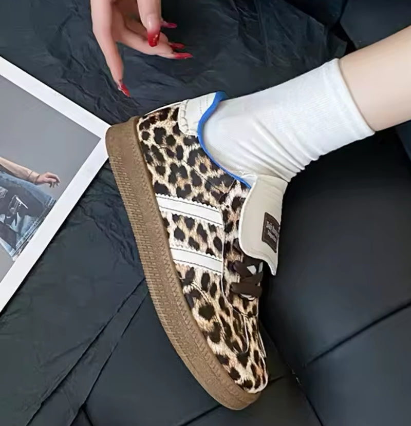 Leopard Print Trainers