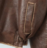 Brown Faux Leather Jacket