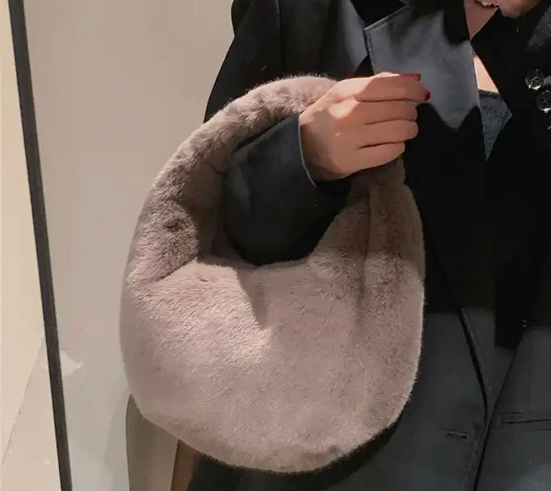 Stylish half moon bag