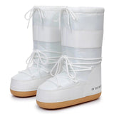 Winter chunky snow waterproof ladies snow boots
