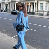 Denim Shirt and Trousers Co Ord