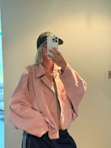 Suede Style oversized Pocket Jacket various colours