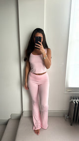 Super Soft Pink Top & Trouser Co Ord