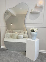 Limited edition Large baby blue strawberry vase