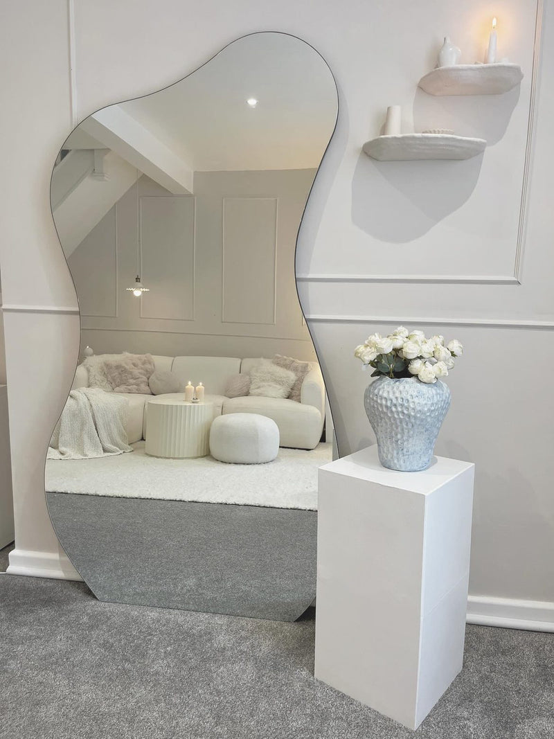 Limited edition Large baby blue strawberry vase