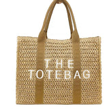 Large Woven Tote Beach Bag