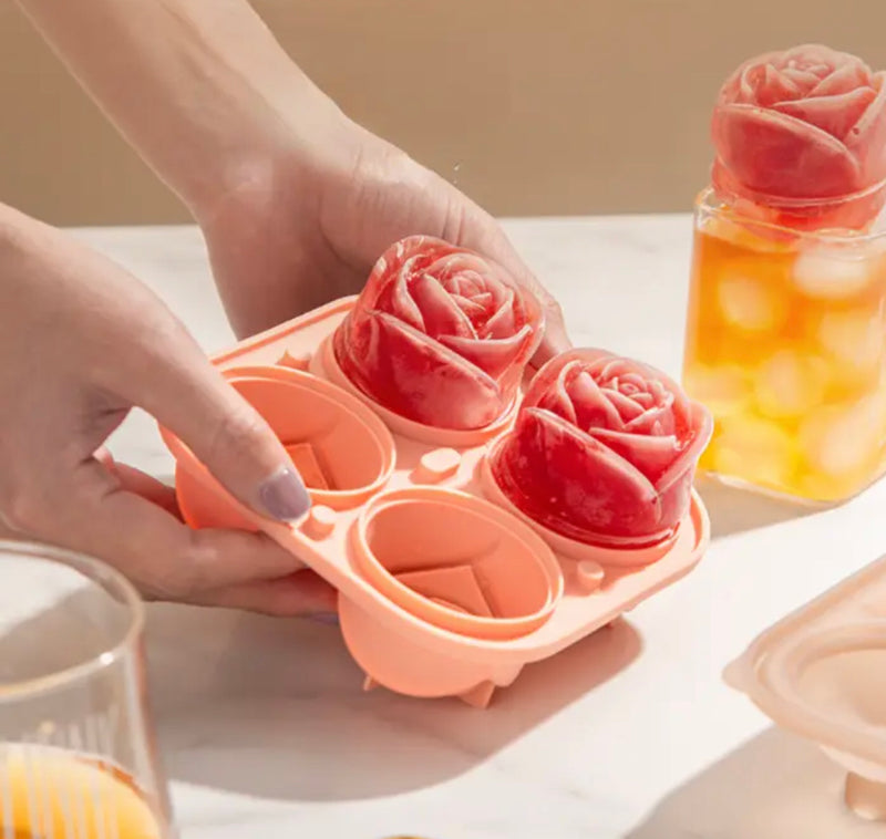 Rose Silicone Ice Cube Tray