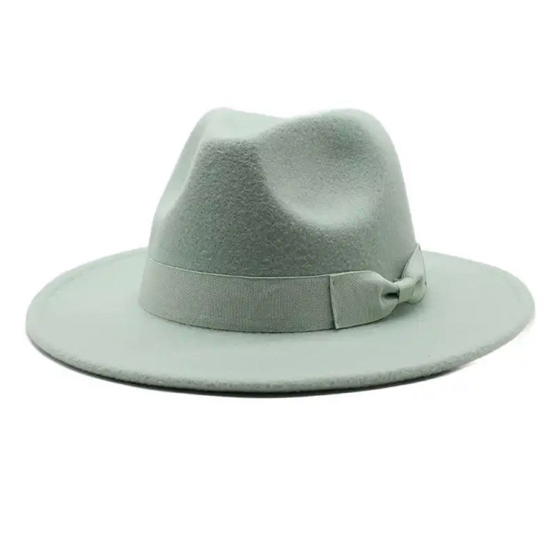 Silver Personalised Bridal Fedora Hat,