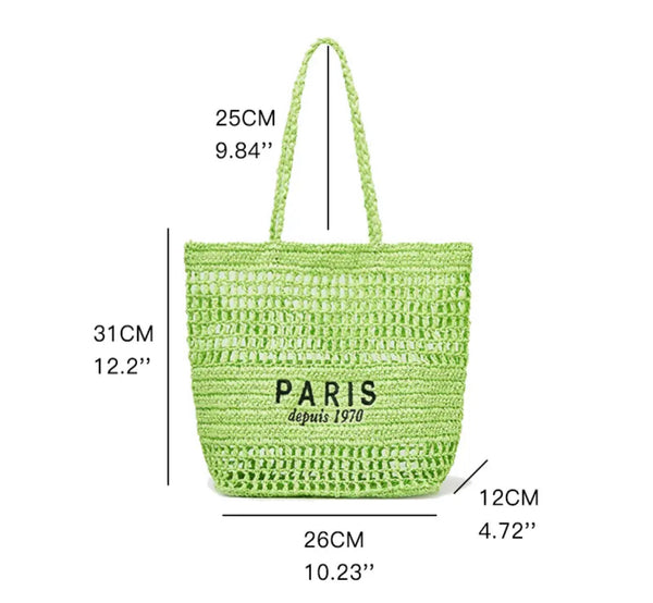 paris milano bag size