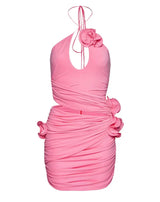 Candy Pink Rose Dress Slinky