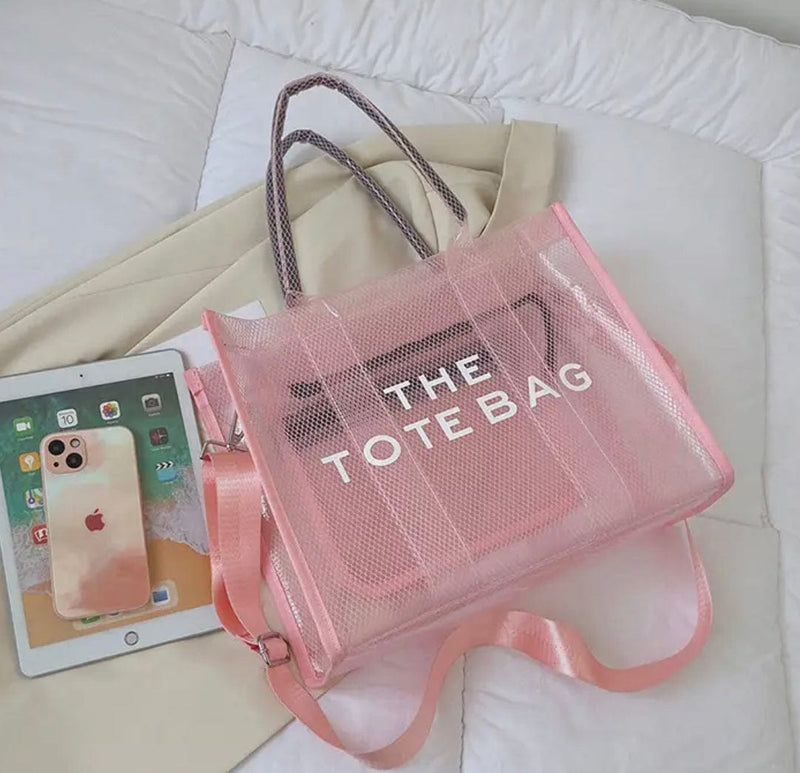 baby pink The Tote Bag Beach Bag