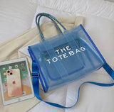 blue The Tote Bag Beach Bag
