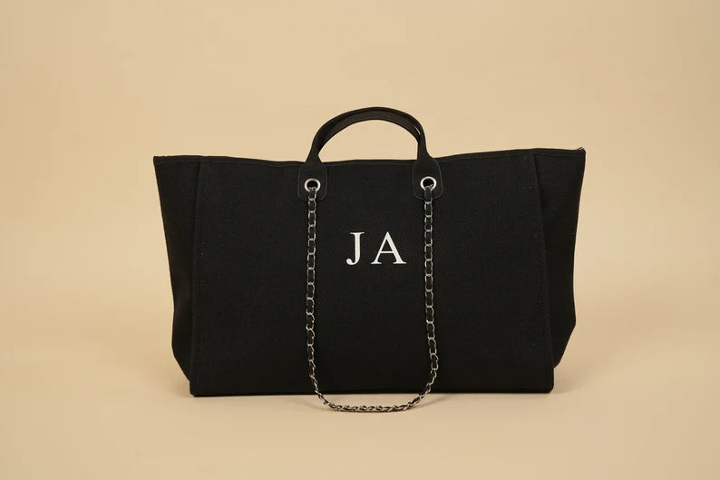 Tote bag initials hotsell