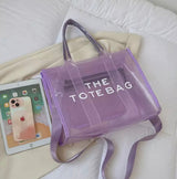 purple The Tote Bag Beach Bag