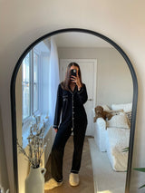 Black Personalized Luxury Supersoft Pyjamas