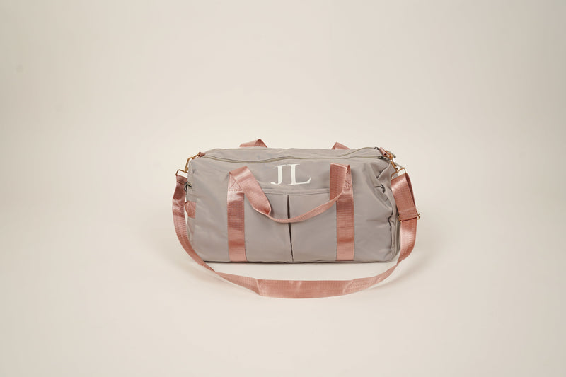 Pink duffle online bag